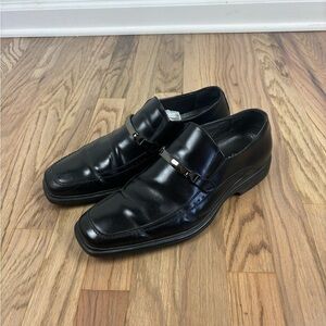 Studio Via Spiga Black Leather Dress Shoes 10 M